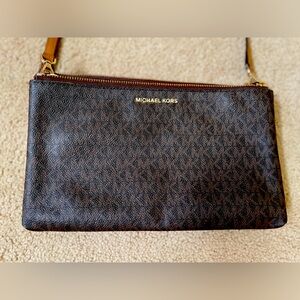 Michael Kors double pouch crossbody purse
